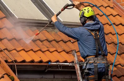 Démoussage et hydrofuge de toiture à Muscourt